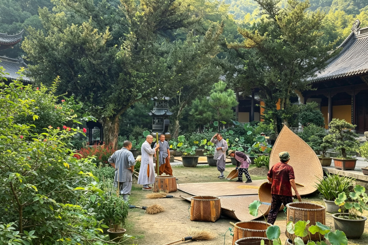 Autumn Serenity at Guanghua Temple: Finding Inner Peace Through Zen Practice